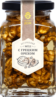 МД Мёд Цветочный с грецким орехом 290гр